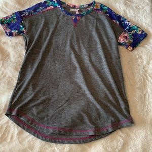 Matilda Jane T-shirt with floral print on the sleeves